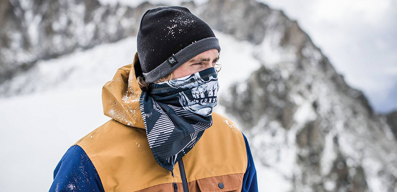 Schneelinie Merino Buff